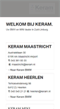Mobile Screenshot of keram.nl
