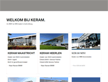Tablet Screenshot of keram.nl